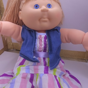 First Edition Hasbro Cabbage Patch Kids 1990 Blonde Hair Blue Eyes