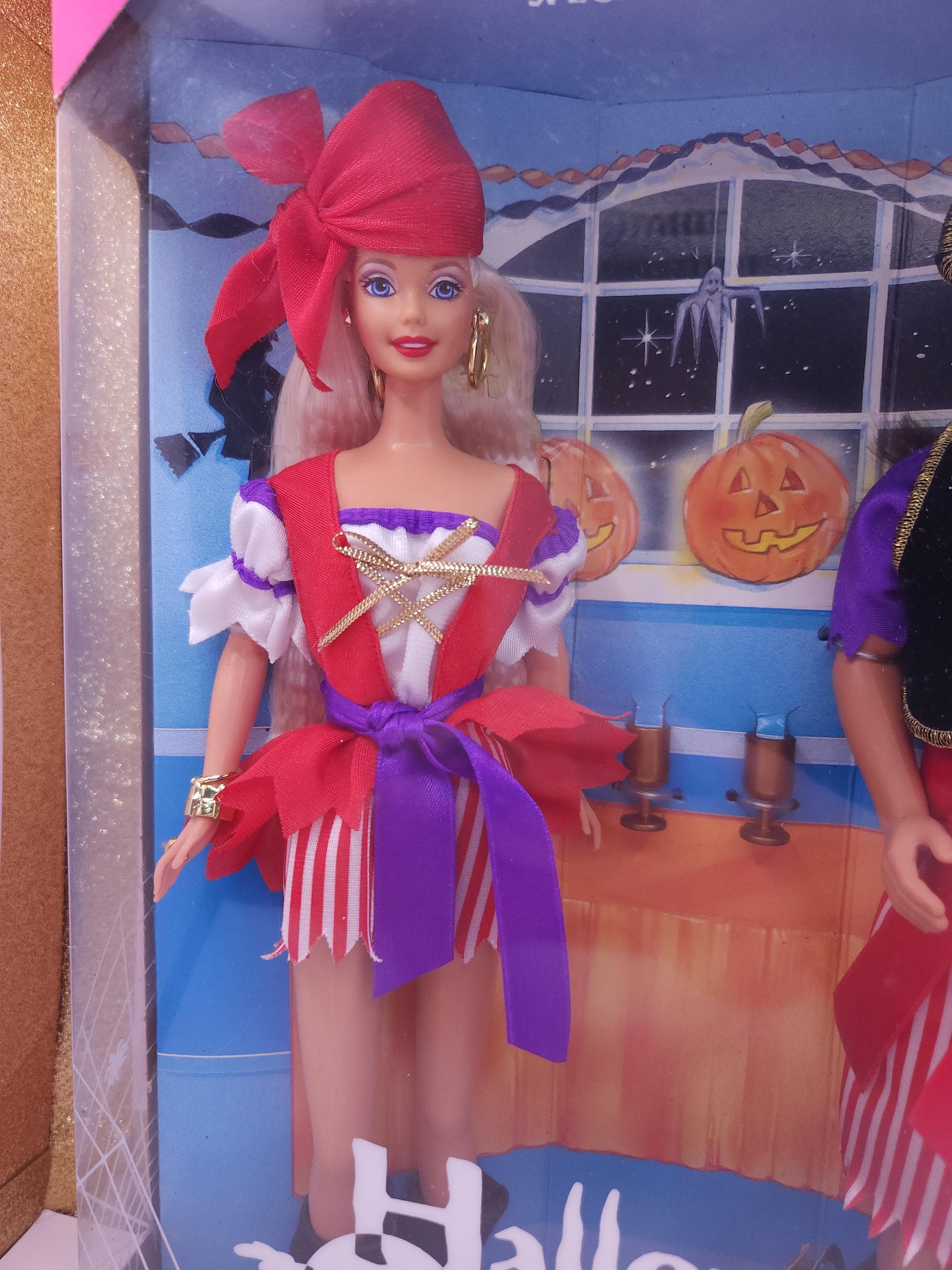 Barbie Dolls Halloween Party Barbie Ken Gift Set 1998 (mattel