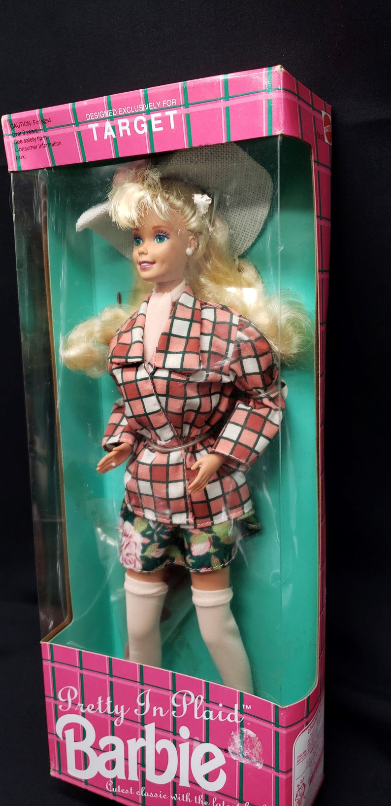Barbie Doll Pretty in Plaid Barbie 1992 Mattel Diseñado - Etsy España