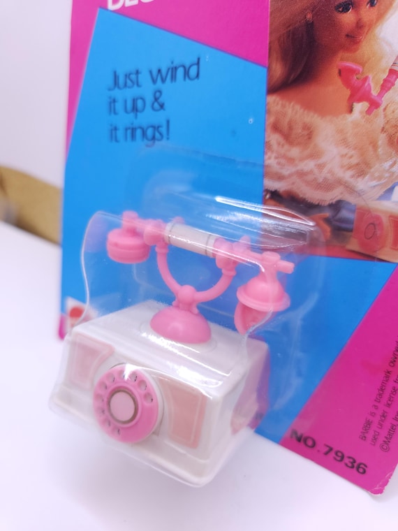 Barbie Action Accents - Decorator Telephone - Mattel 1989 - Etsy