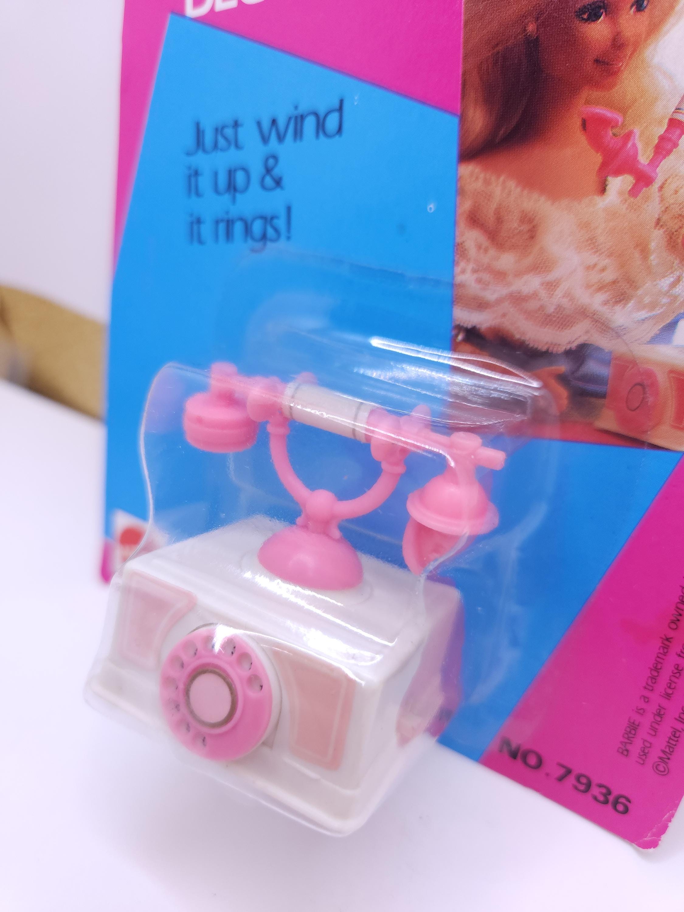 バービー barbie 電話機 ヴィンテージ Barbie Action Accents - Decorator Telephone - Mattel 1989 - Etsy