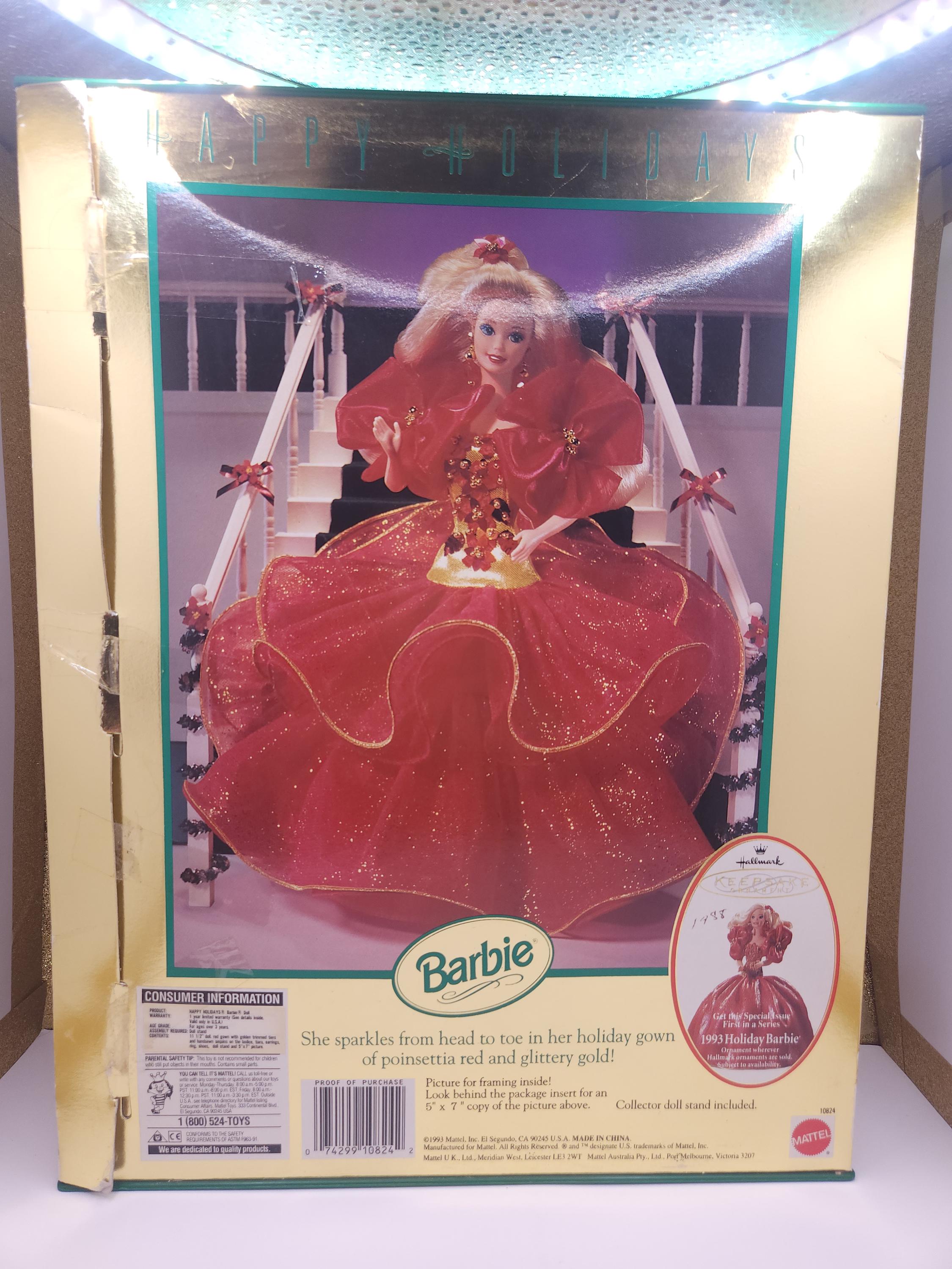 Barbie Happy Holidays 1993 – Édition Spéciale, NRFB, Collection, Mattel