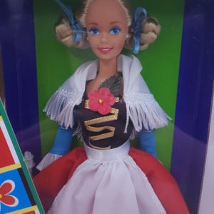 Barbie Puppe - Deutsche Barbie 1994 (Mattel) - Dolls of the World Kollektion