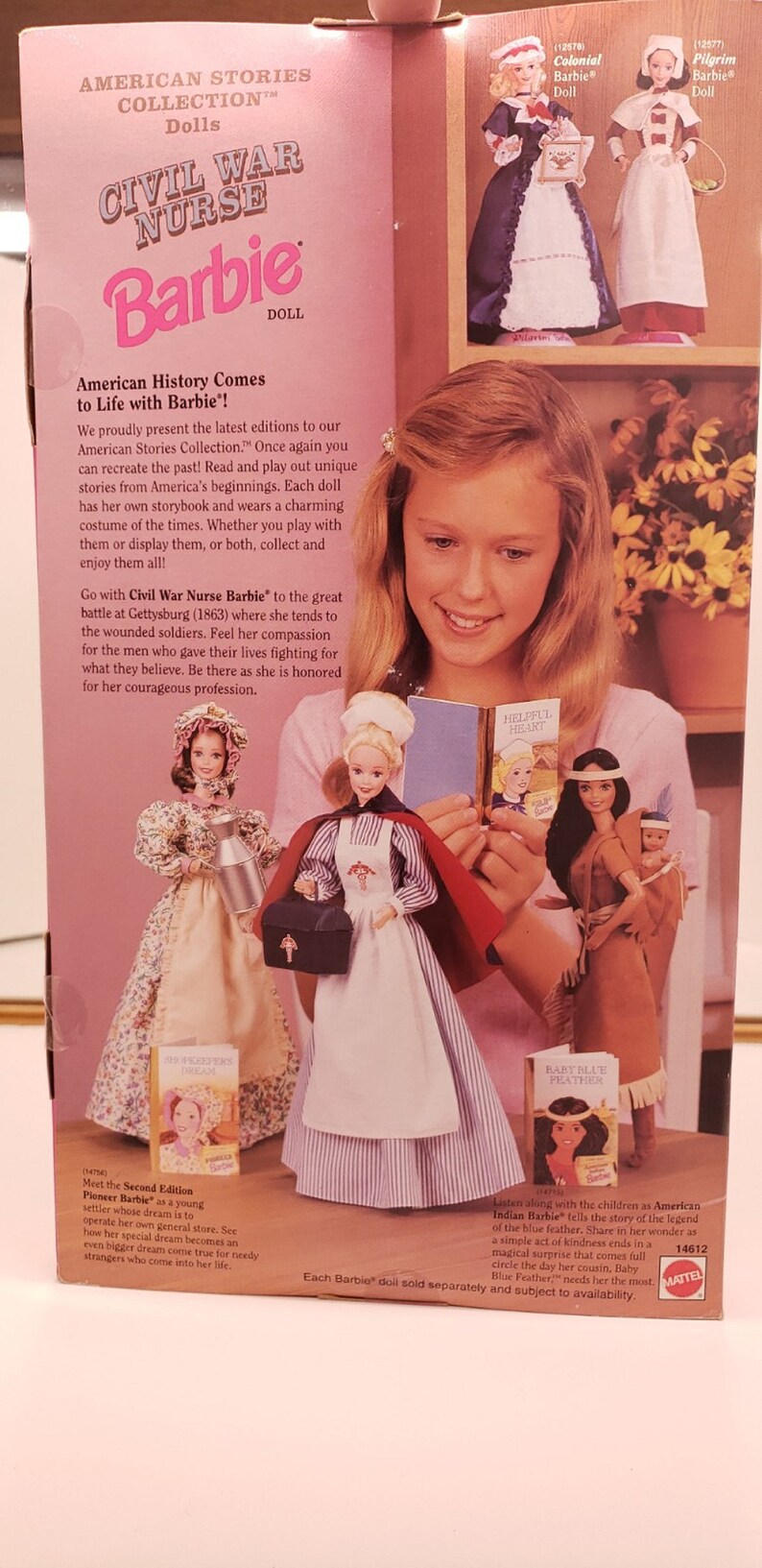 Civil War Nurse Barbie mattel Gift for Collectors New in - Etsy