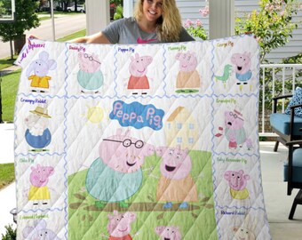 peppa pig crib bedding