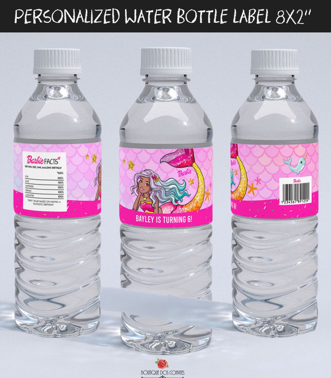 mermaid-barbie-water-bottle-label-printable-barbie-birthday-etsy