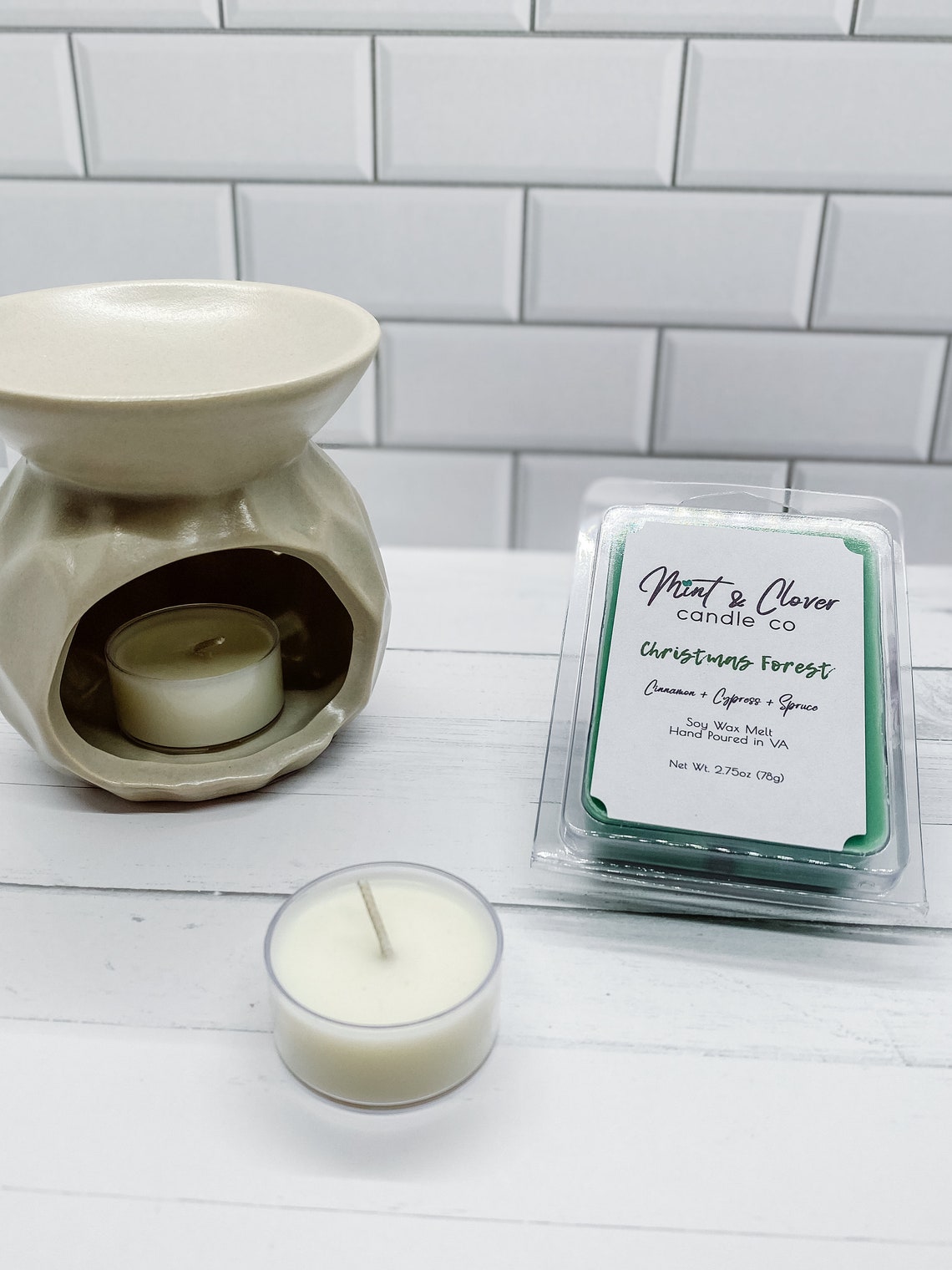 Wax Melt Gift Set Beige Wax Melt Warmer Customizable Etsy