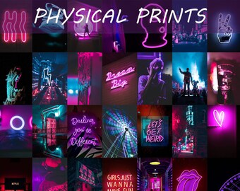 Neon Art Collage Etsy Saw some neon stuff on pexels and resplash and go ideas, so here! neon art collage etsy