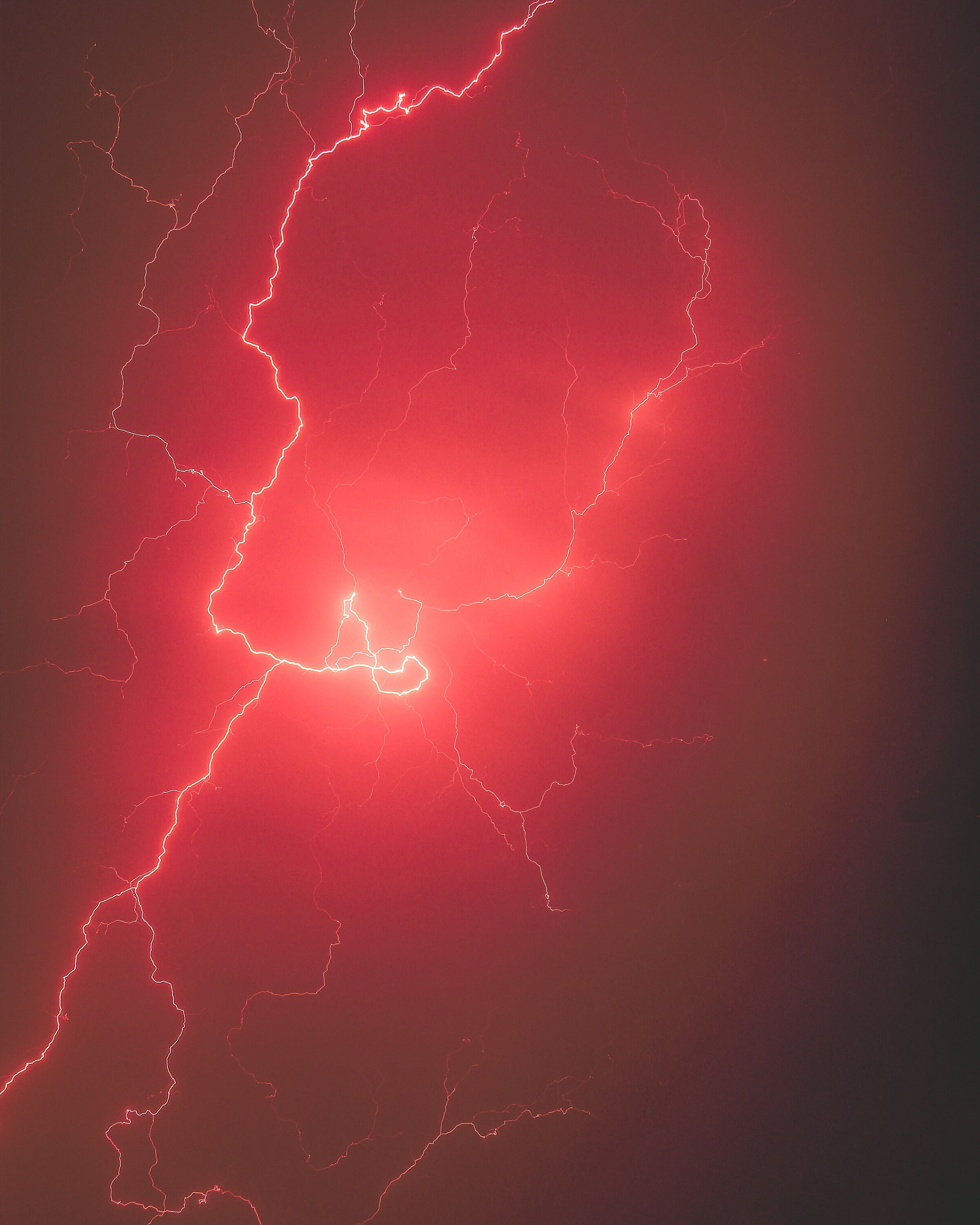 Red Neon Wall Collage Kit Photo Collage Room Decor Red Etsy