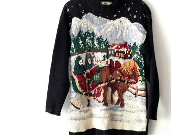 mens vintage christmas sweater