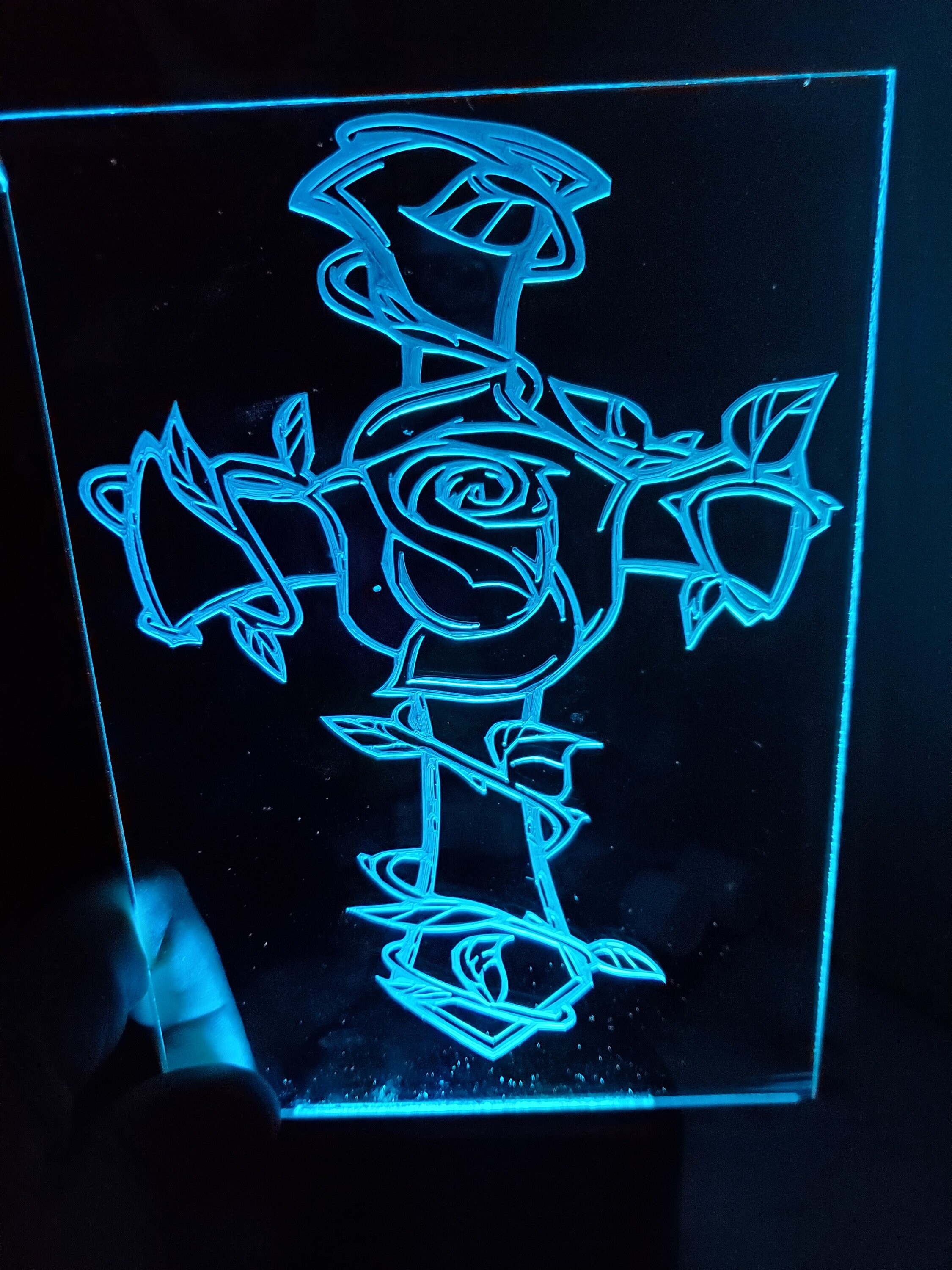 Custom Edgelit Acrylic Sign - Etsy