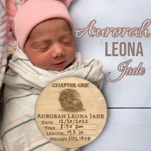 Baby Birth Announcement milestone