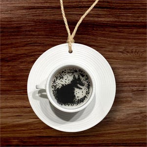 Wizard tea cup ornament