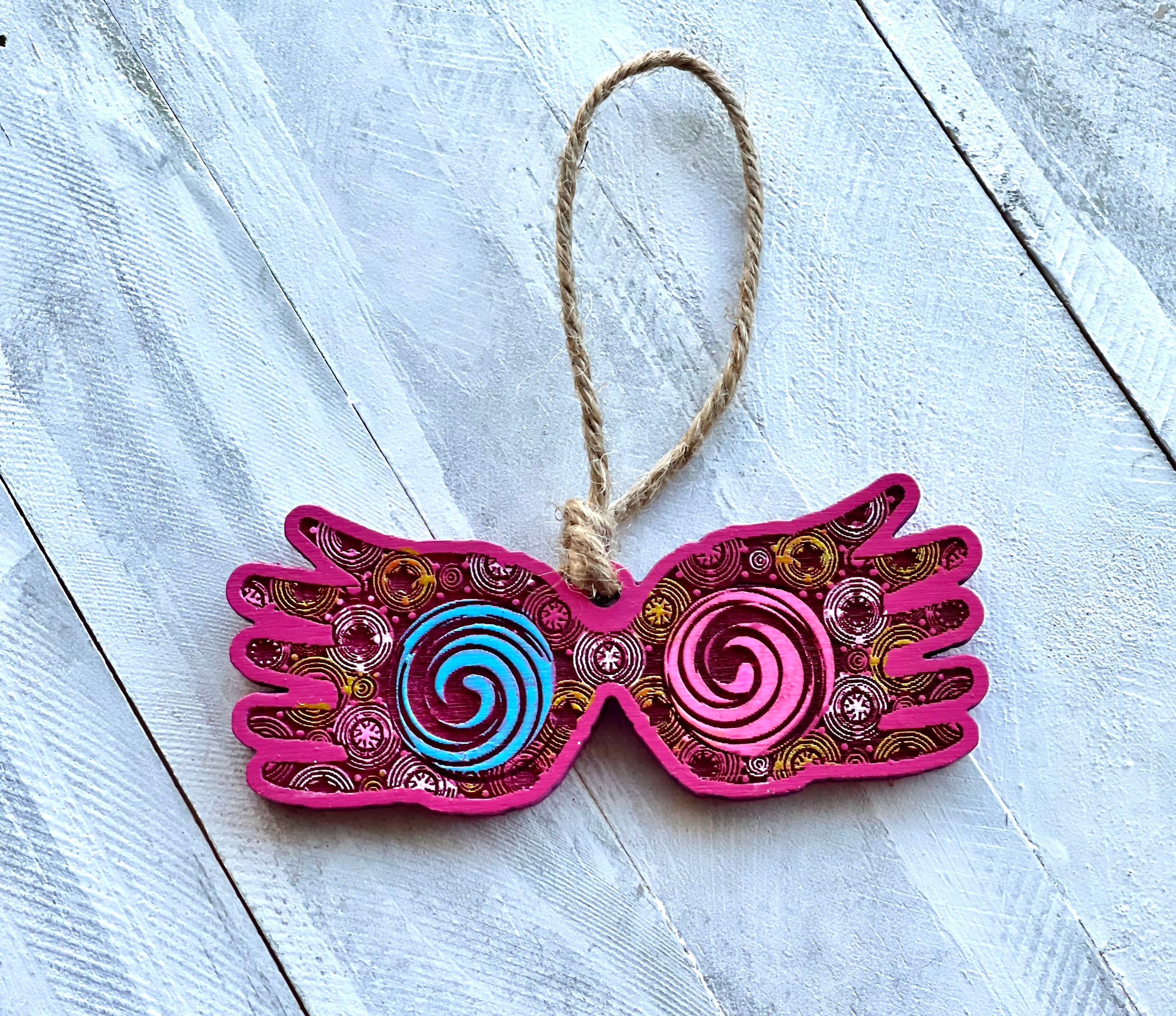 Tattoo Luna Lovegood Lunettes Loveluna Glasses Ornaments UK