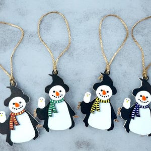 Wizard Snowman ornament