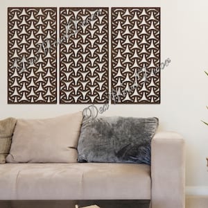 Geometric Wood Wall Panel, Abstract Wooden Decor, Minimalist Wooden Panel, Modern Rustic Wall Hanging, Unique Gift for Home