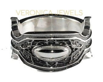 Black Panther 925 Sterling Silver Ring Wakanda King Ring TChalla Cosplay Ring Black Panther 925 Sterling Silver Ring Wakanda King Ring TChalla Cosplay Ring