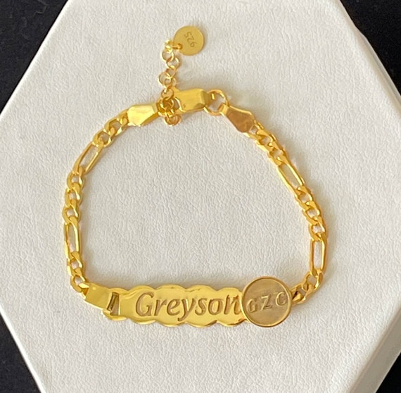 Amaiyllis 18k Gold Lucky Charms Chain Bracelet Gold Square Link Chain Bracelet  Bangles For Women Good Lucky Jewellry Gift - Bracelets - AliExpress
