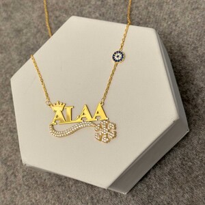 Collares con nombre personalizado y copos de nieve, collares con nombre en escritura, joyas para el Día de la Madre, regalo para ella, regalo personalizado, regalos de Navidad