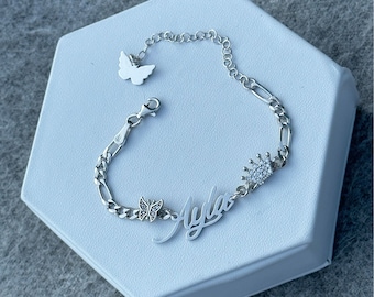 Braccialetto Bambino Personalizzato Con Nome, Data O Coordinate - Gioiello Regalo In Acciaio Inossidabile