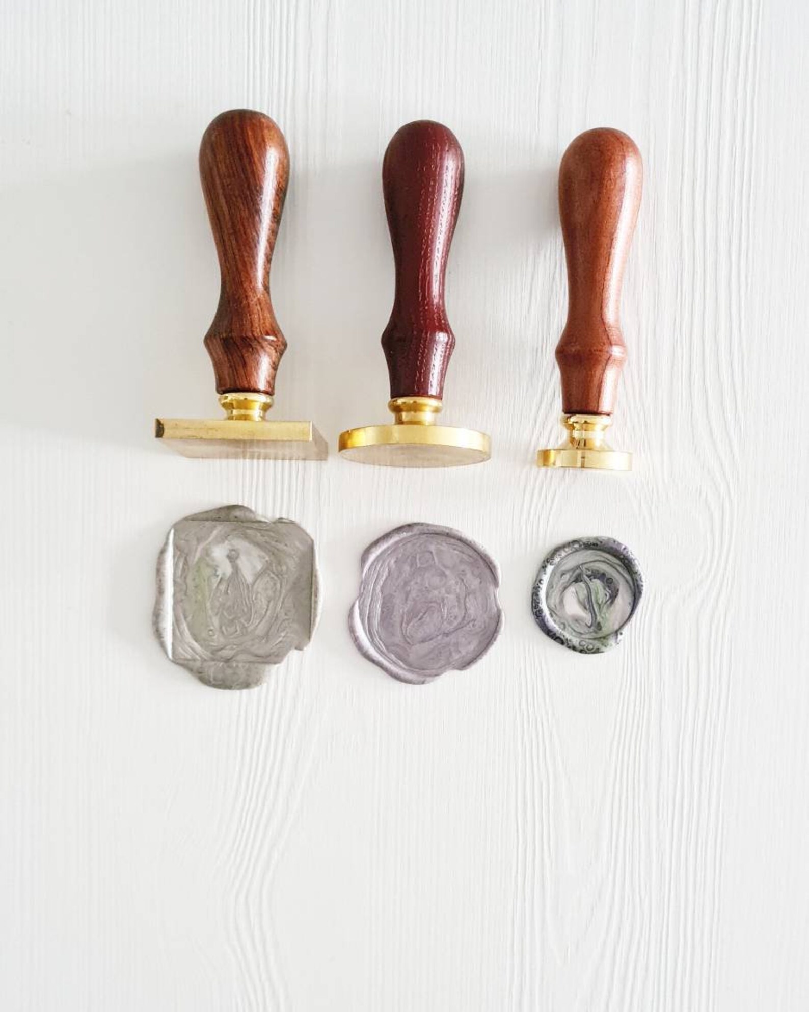 Plain wax seals in various sizes Circle and Square 25mm Etsy