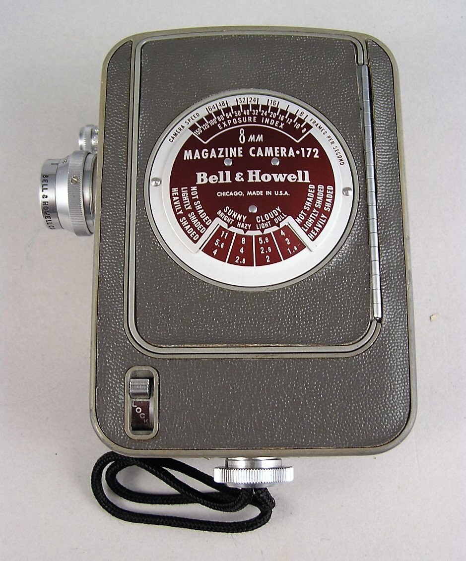 Bell & Howell 172 -B 8 Mm Magazine Movie Camera, the Size of