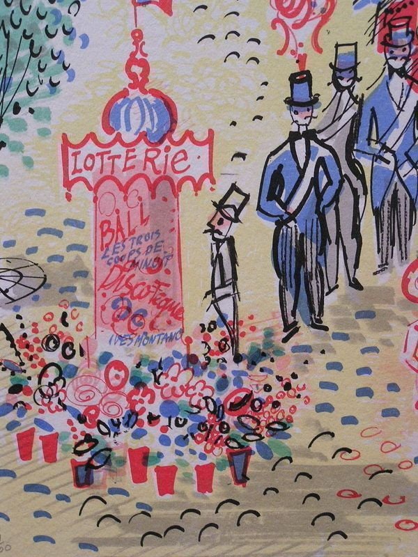 リトグラフ　Charles Cobelle  “Casino Paris\" Casino Paris by Charles Cobelle Limited Edition Signed and