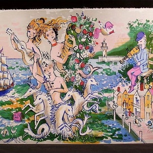 リトグラフ　Charles Cobelle  “Casino Paris\" Casino Paris by Charles Cobelle Limited Edition Signed and