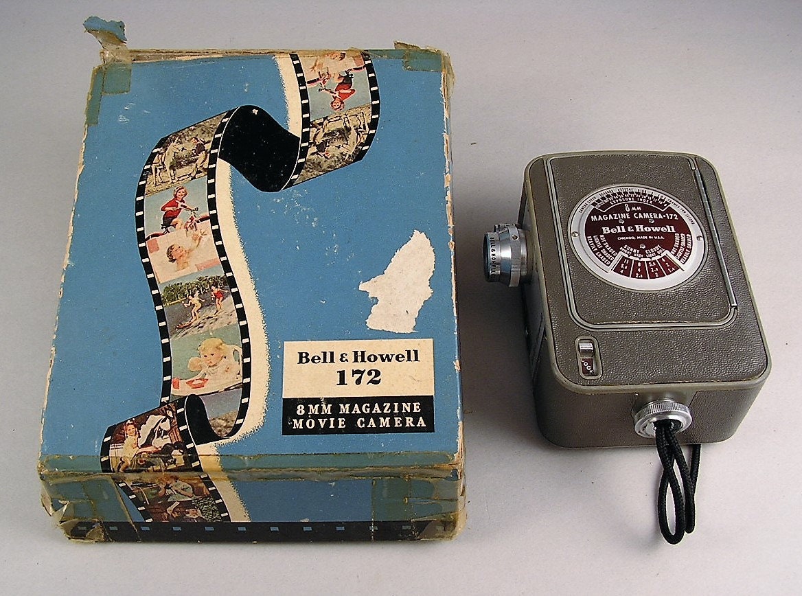 Bell & Howell 172 -B 8 Mm Magazine Movie Camera, the Size of