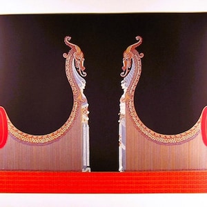 Original Serigraph by Erte, Alladin and His Bride, Limited Edition, 31&quot; H x 37&quot; W, Never Framed