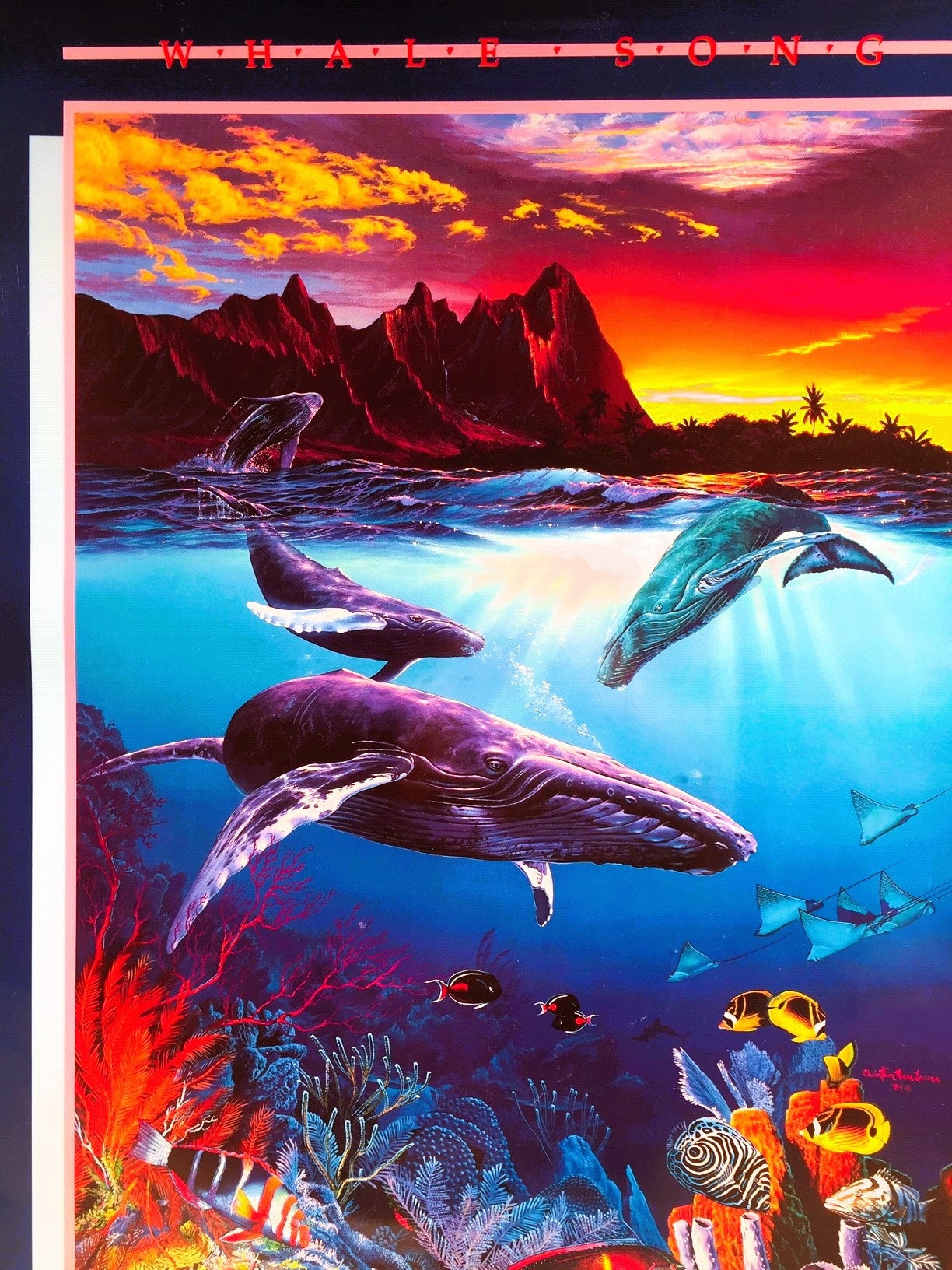 Marin Art Work by Christian Lassen 1989, Heavy Stock Paper, 24