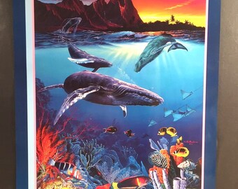 Marin Art Work by Christian Lassen 1989, Heavy Stock Paper, 24