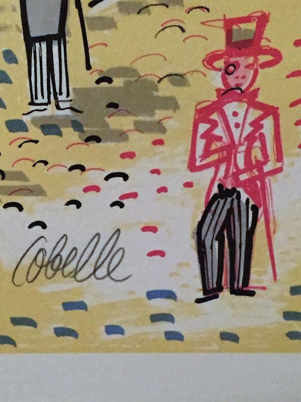 Original Lithograph by Charles Cobelle, 