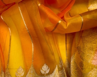 Exclusive Banarasi Pure Kora Silk Weaving Saree