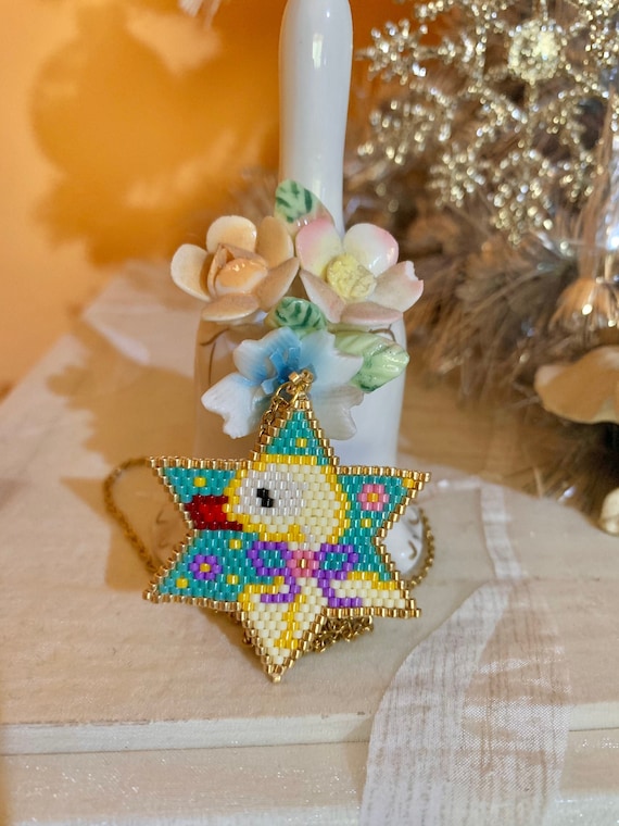 Brick stitch necklace deals
