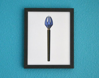 Everquest Wizard Staff of the Four Epic Print (3 tailles disponibles)