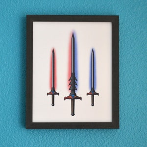 Everquest Warrior Jagged Blade of War Print (3 sizes available)