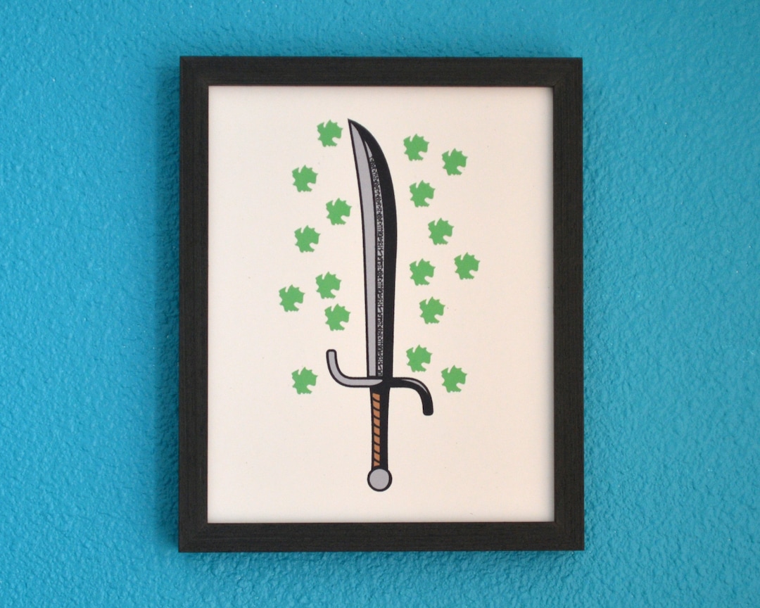 Everquest Druid Nature Walker's Scimitar Epic Print (3 Sizes Available