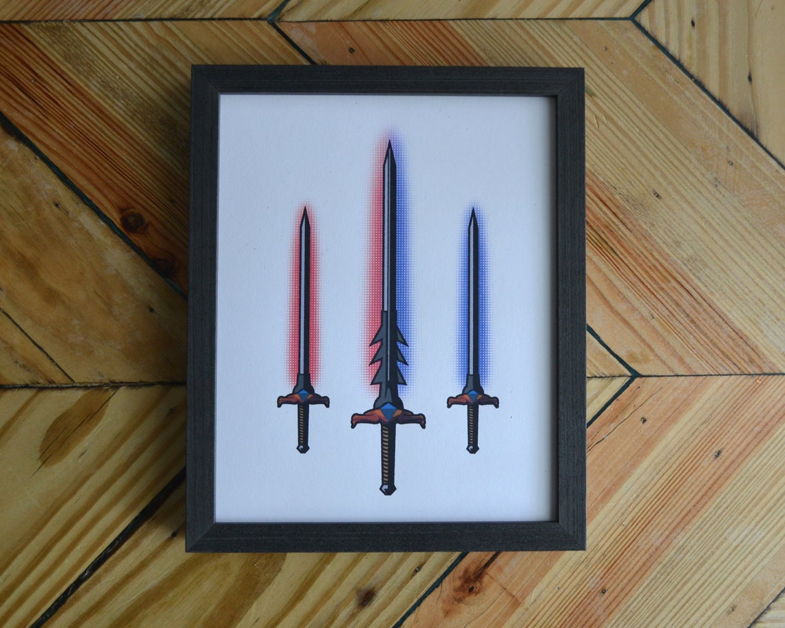 8x10 Everquest Warrior Jagged Blade of War Print | Etsy