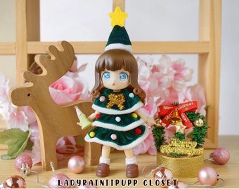 Obitsu 11 clothes | "Merry Christmas 2021" collection | Christmas tree Set | Handmade |