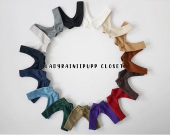 Obitsu 11 clothes | 1:12 | 15 colors | Long Color Pants | Color Trousers | Handmade