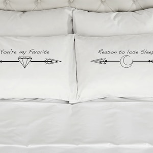 Paare Kissenbezüge (2er Set) - Jubiläumsgeschenk