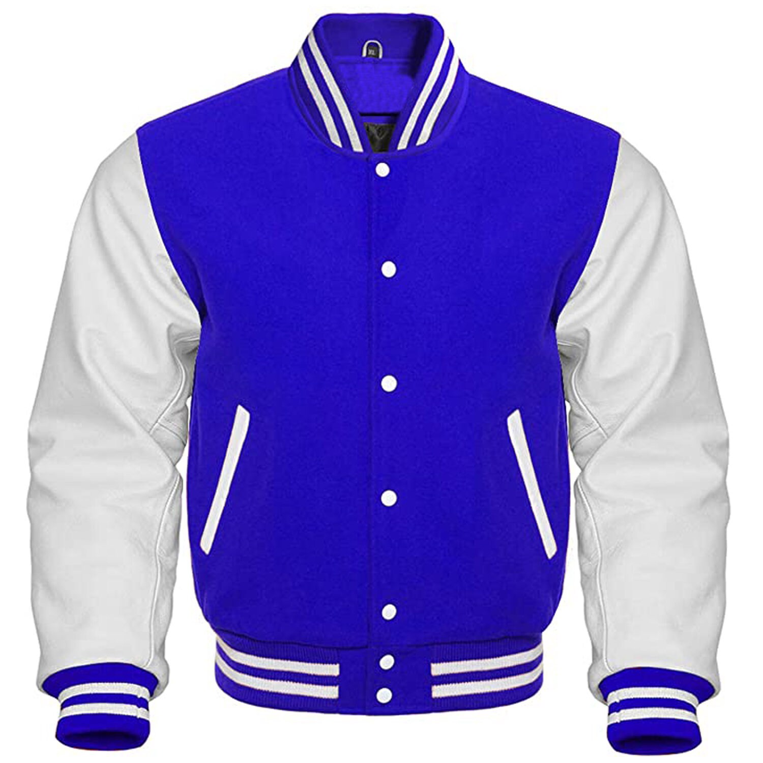 varsity jacket royal blue