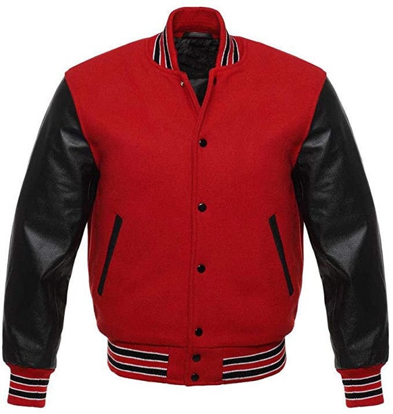 Letterman Baseball Button Up Varsity Jacket - Jackets Masters