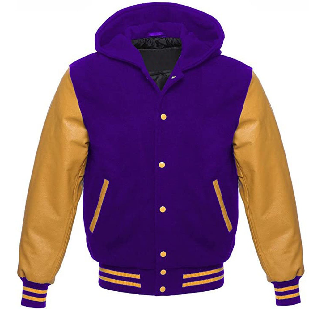 TALISHKO™ - BB Purple Varsity Jacket