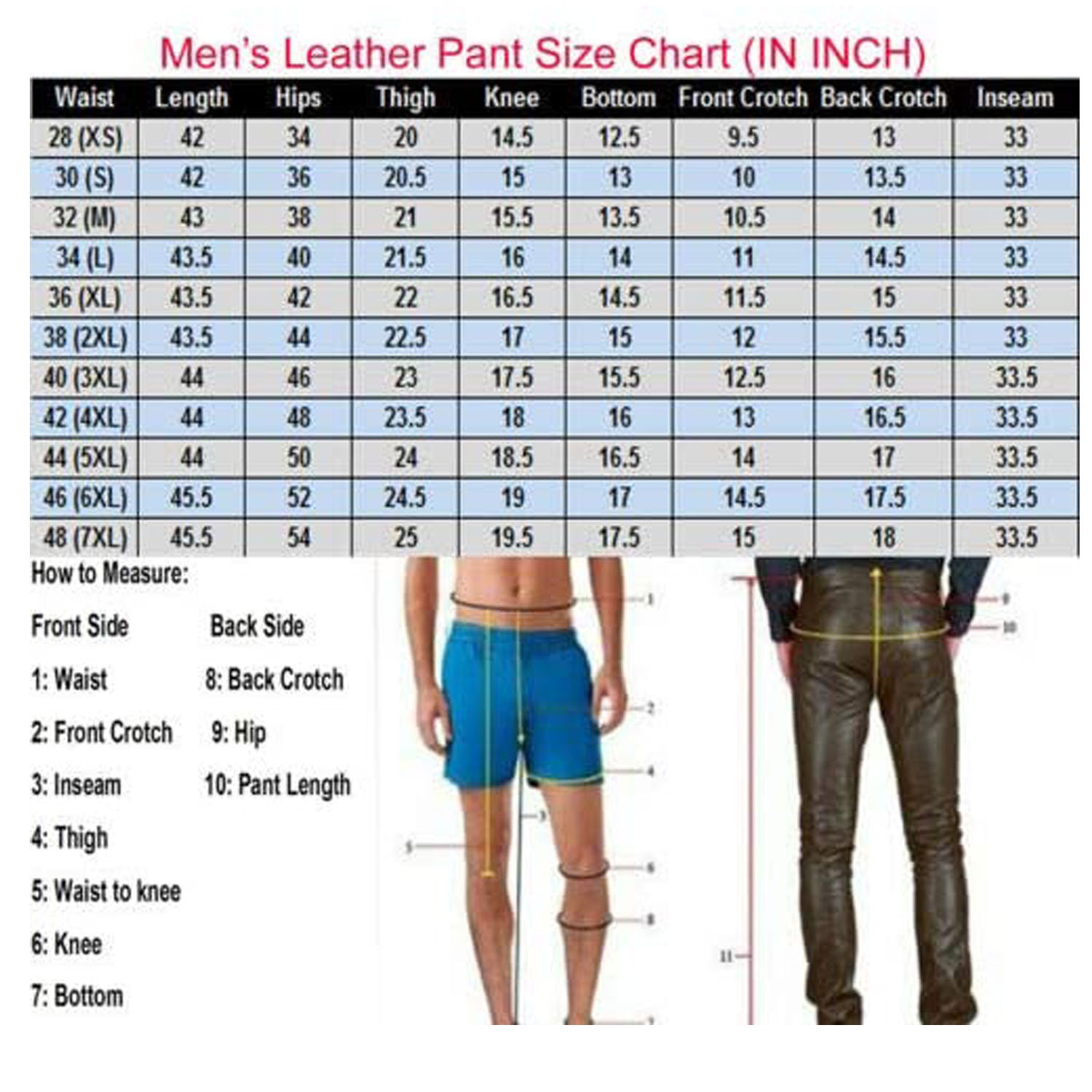Style Side Laces | Men's Motorbike Cow Leather Jeans