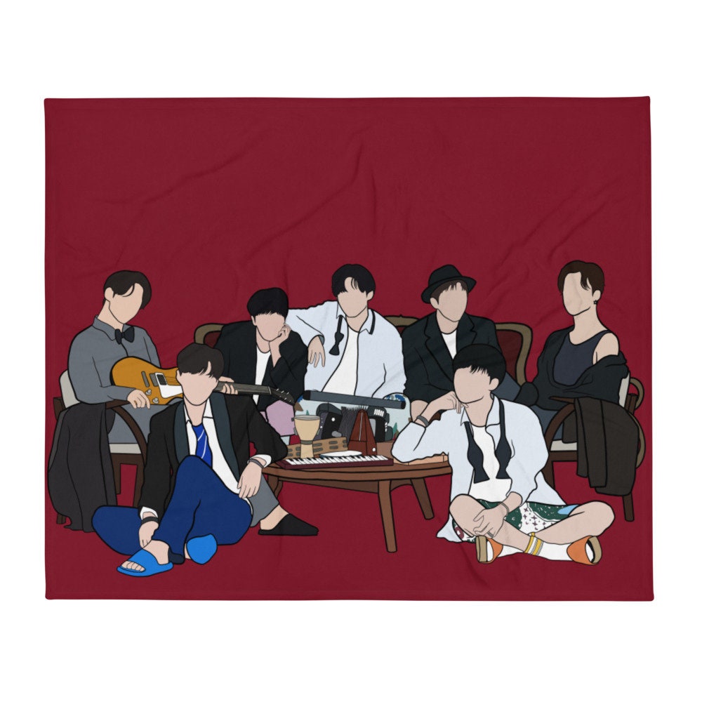 Bts Be Album Throw Blanket 5039;39;x6039;39; Bangtan Sonyeondan 방탄
