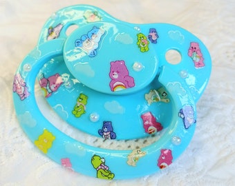 Adult decorated pacifier care bears