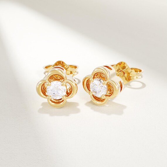 Schmuck Krone Paar Ohrstecker Ohrstecker 585 Gelbgold Esmatt Mt