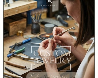 Custom Ring Design 14K Solid Gold, Personalized Engagement Ring, Custom Wedding Band, Handmade Ring, Create Your Own Ring, Gift for Her